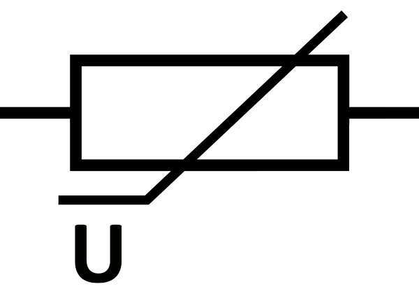Simbologia electrica industrial del varistor