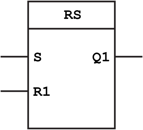 modulo set-reset ladder