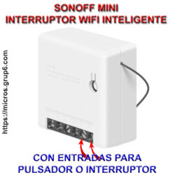 Sonoff mini interruptor WiFi inteligente
